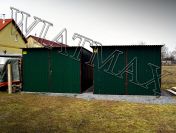 Garaże blaszane,wiaty,garażowe,konstrukcie stalowe,kojce i inne.
