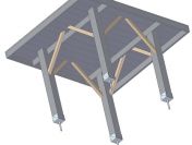 Projekt domek dla dzieci drewniany 3D