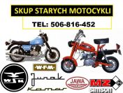 Kupię STARE ZABYTKOWE MOTOCYKLE, MOTOROWERY, MOTORY! SPRAWNE LUB DO ZŁOMOWANIA