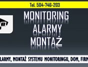 Usługi montażu alarmu w domu, tel. 504-746-203, system kamer