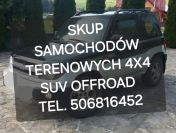 SKUP SAMOCHODÓW TERENOWYCH 4X4 TERENOWE TERENOWY SUV