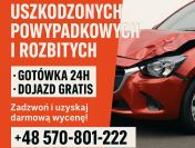 Skup aut powypadkowych Opole /Opolskie, skup aut po kolizji