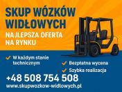 Kupię wózek widłowy używany Opole / Opolskie/ Darmowy obiór