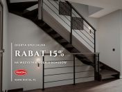 Schody z rabatem 15 procent