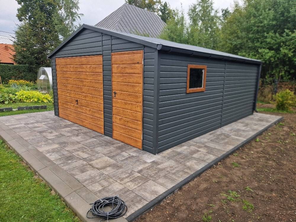 Garaże blaszane producent, blaszak drewnopodobne, Cała Polska Limanowa - Zdjęcie 1