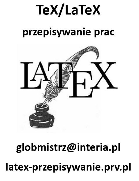 LATEX - SKŁAD TEKSTÓW MATEMATYCZNYCH, PRZEPISYWANIE PRAC Opole - Zdjęcie 1