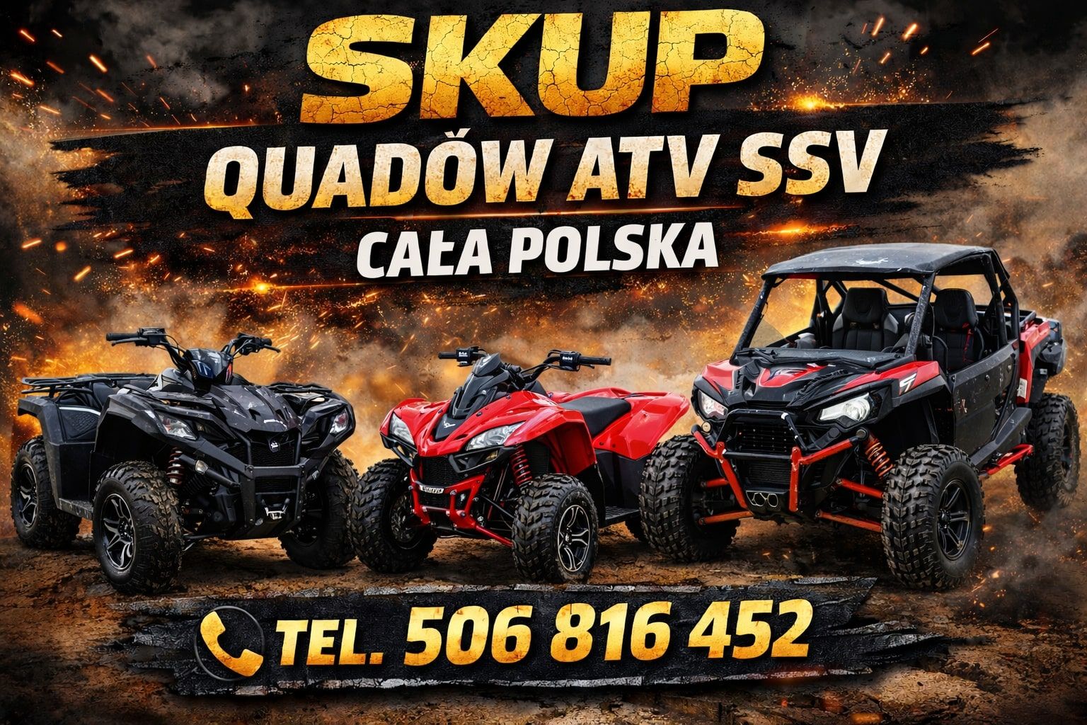 SKUP QUADÓW QUAD QUADY ATV BUGGY SSV 4X4 -CAŁA POLSKA- GOTÓWKA! Opole - Zdjęcie 1