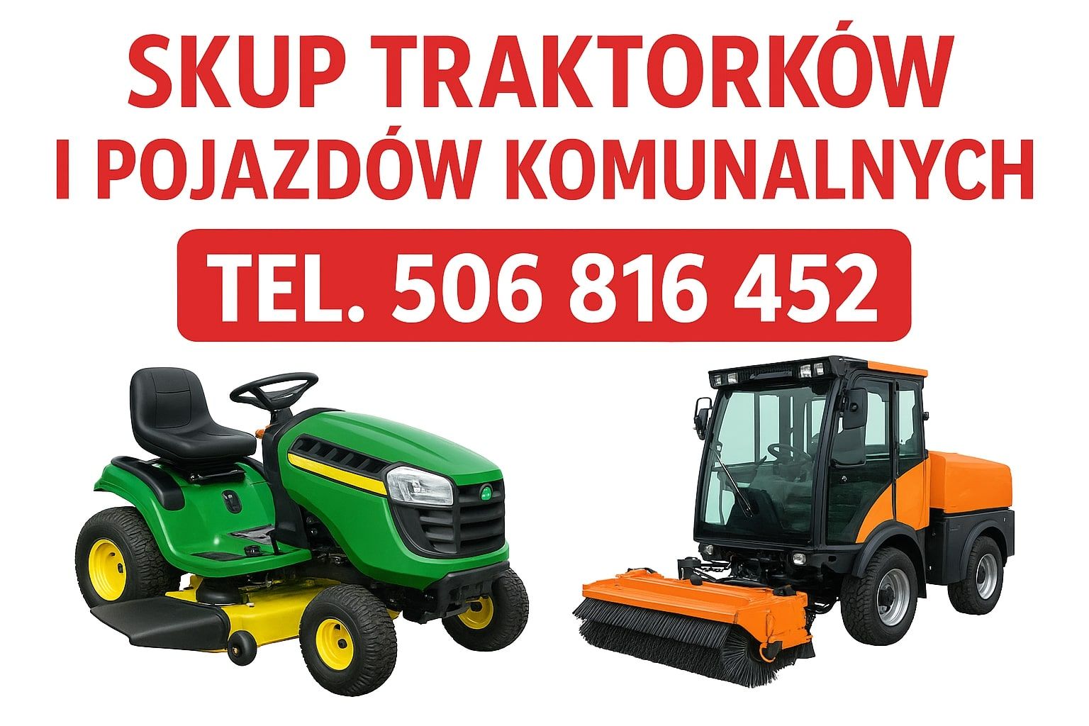 SKUP TRAKTORKÓW DO KOSZENIA TRAWY *SPRAWNE *USZKODZONE *KAŻDY STAN I MARKA Opole - Zdjęcie 1