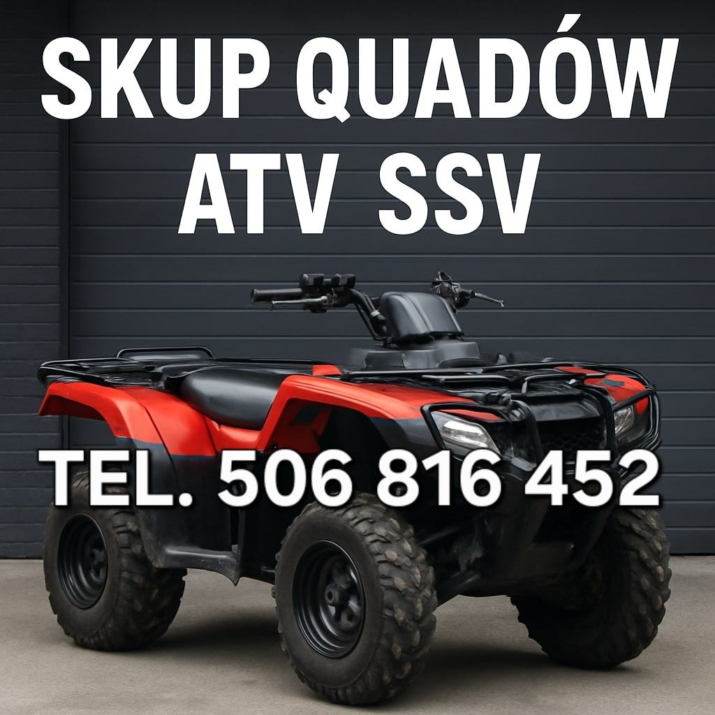SKUP QUADÓW QUAD QUADY ATV BUGGY SSV -CAŁA POLSKA 24H/7 Opole - Zdjęcie 1