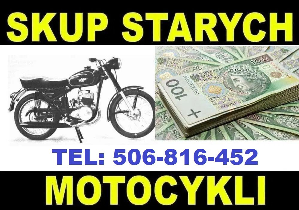 SKUP STARYCH ZABYTKOWYCH MOTOCYKLI MOTOROWERÓW MOTORÓW MOTORY PRL DOJEŻDŻAMY Opole - Zdjęcie 1