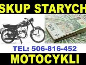 SKUP STARYCH ZABYTKOWYCH MOTOCYKLI MOTOROWERÓW MOTORÓW MOTORY PRL DOJEŻDŻAMY
