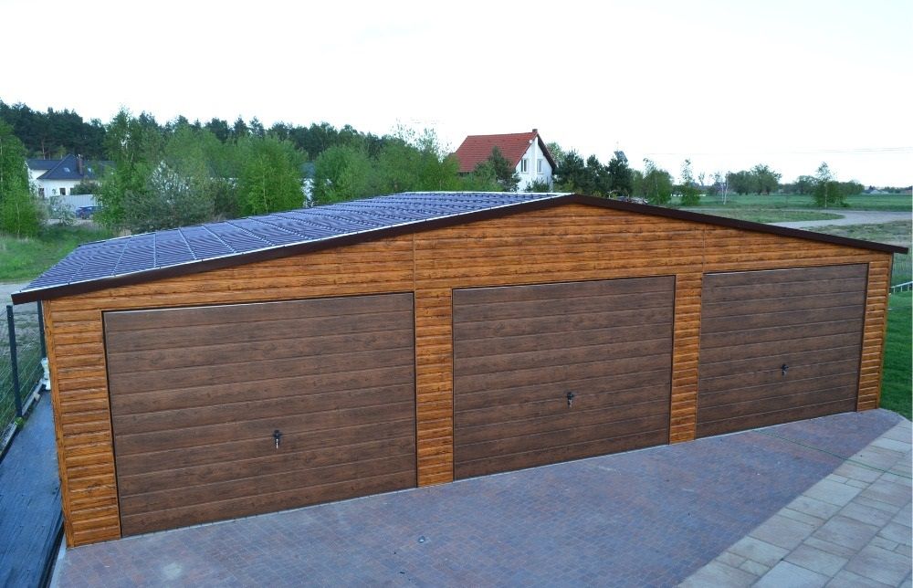 Garaże drewnopodobne, AKRYLOWE  - Na wymiar Opole - Zdjęcie 1