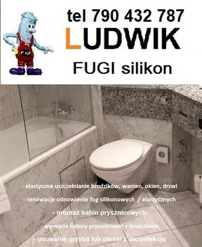 Fugi silikonowe Łazienki kuchnie Województwo Opolskie Opole - Zdjęcie 1