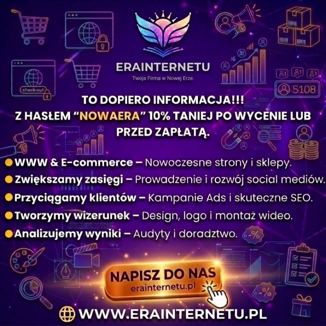 Twój biznes zasługuje na nowoczesną stronę! Projektowanie WWW i E-commerce Opole - Zdjęcie 1