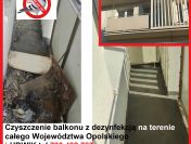 Opole czyszczenie balkonu po gołębiach