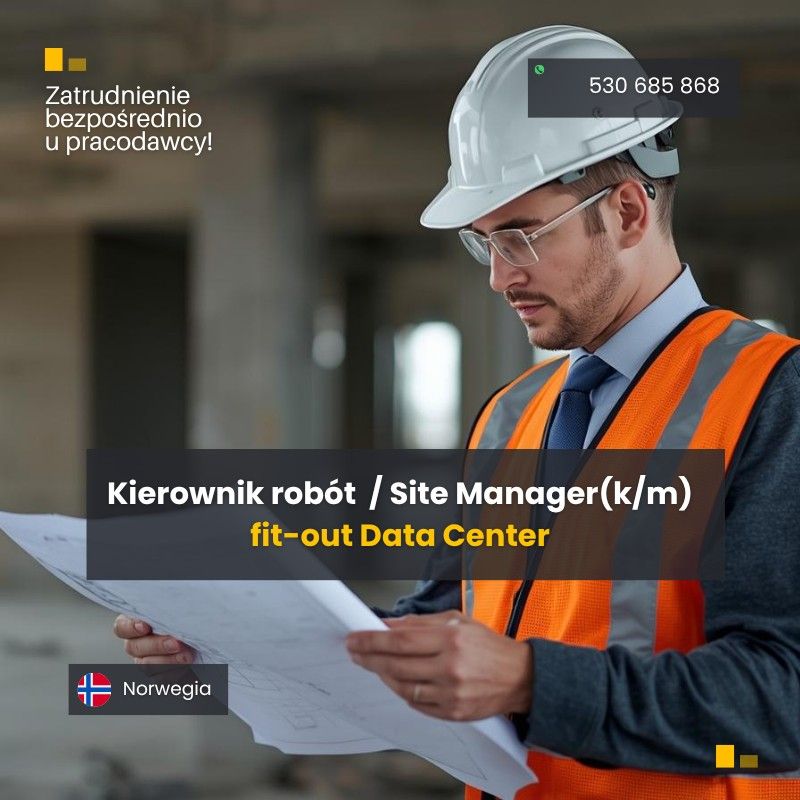 Site Manager / Kierownik robót (K/M) Opole - Zdjęcie 1