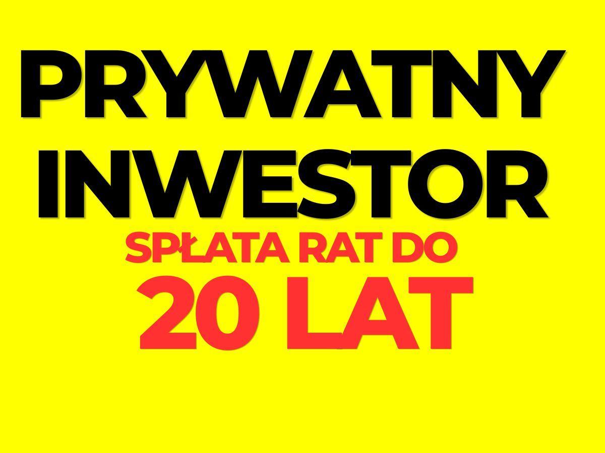 Prywatny Inwestor raty notarialne do 20 lat OPOLE - Zdjęcie 1