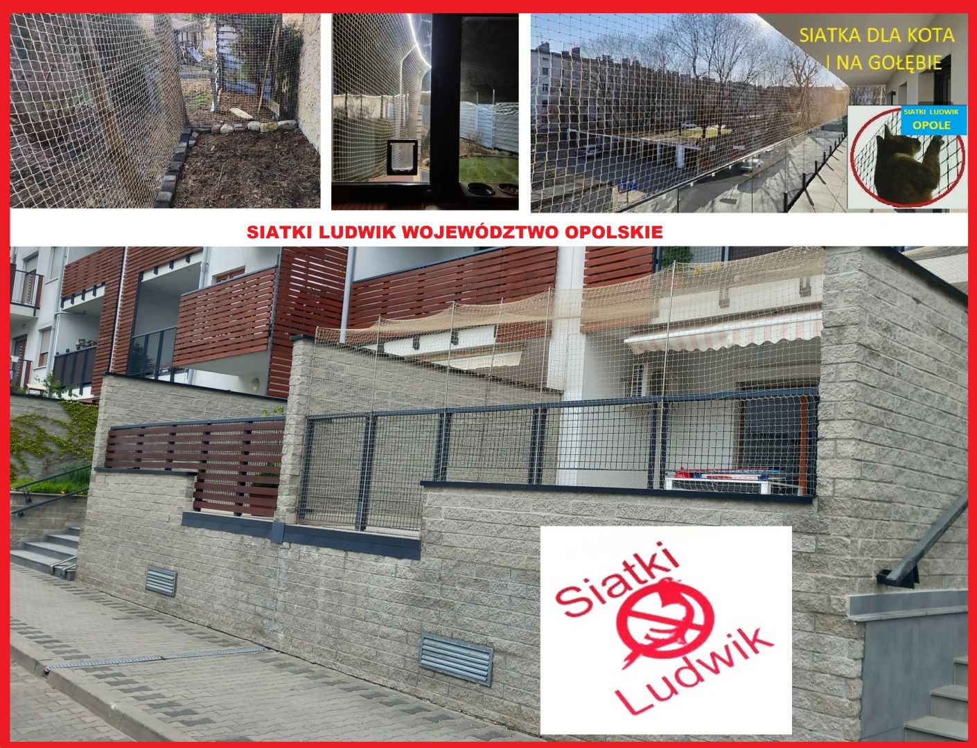 Siatka na balkon, okna, taras, woliera Opole Opole - Zdjęcie 1