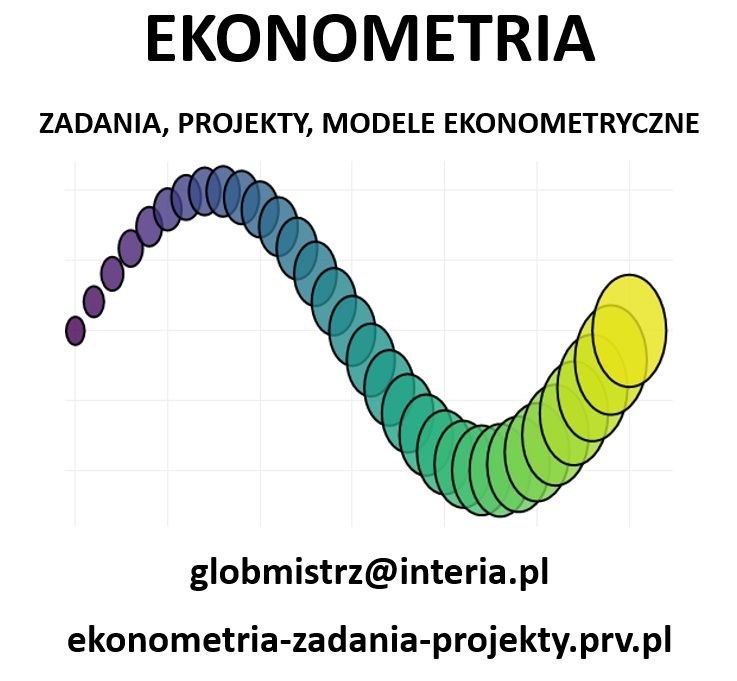 EKONOMETRIA - ZADANIA, PROJEKTY, MODELE EKONOMETRYCZNE Opole - Zdjęcie 1