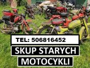 SKUP STARYCH ZABYTKOWYCH MOTOCYKLI MOTOROWERÓW MOTORÓW PRL -CAŁA POLSKA-