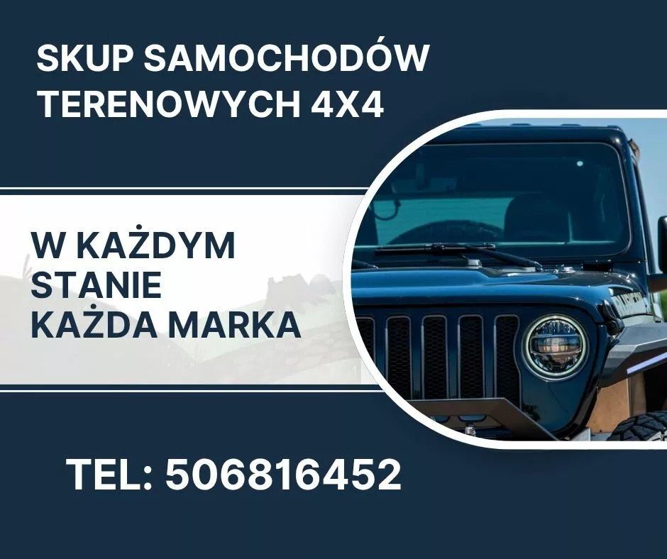SKUP SAMOCHODÓW TERENOWYCH 4X4 TERENOWE OFF-ROAD ZMOTA OFFROAD AUTA Opole - Zdjęcie 1