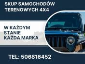 SKUP SAMOCHODÓW TERENOWYCH 4X4 TERENOWE OFF-ROAD ZMOTA OFFROAD AUTA