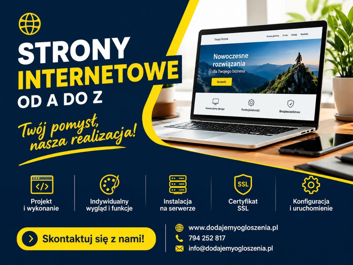 Strona WWW według Twojego pomysłu  - Zdjęcie 1