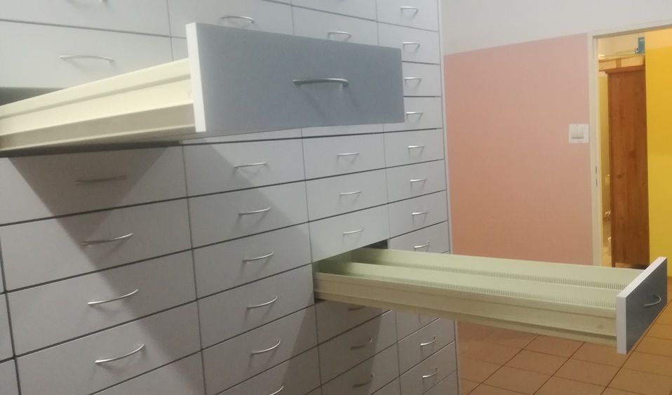Meble apteczne-magazynowe szuflady systemowe głębokiego składowania Opole - Zdjęcie 1